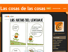 Tablet Screenshot of lascosasdelascosas.com